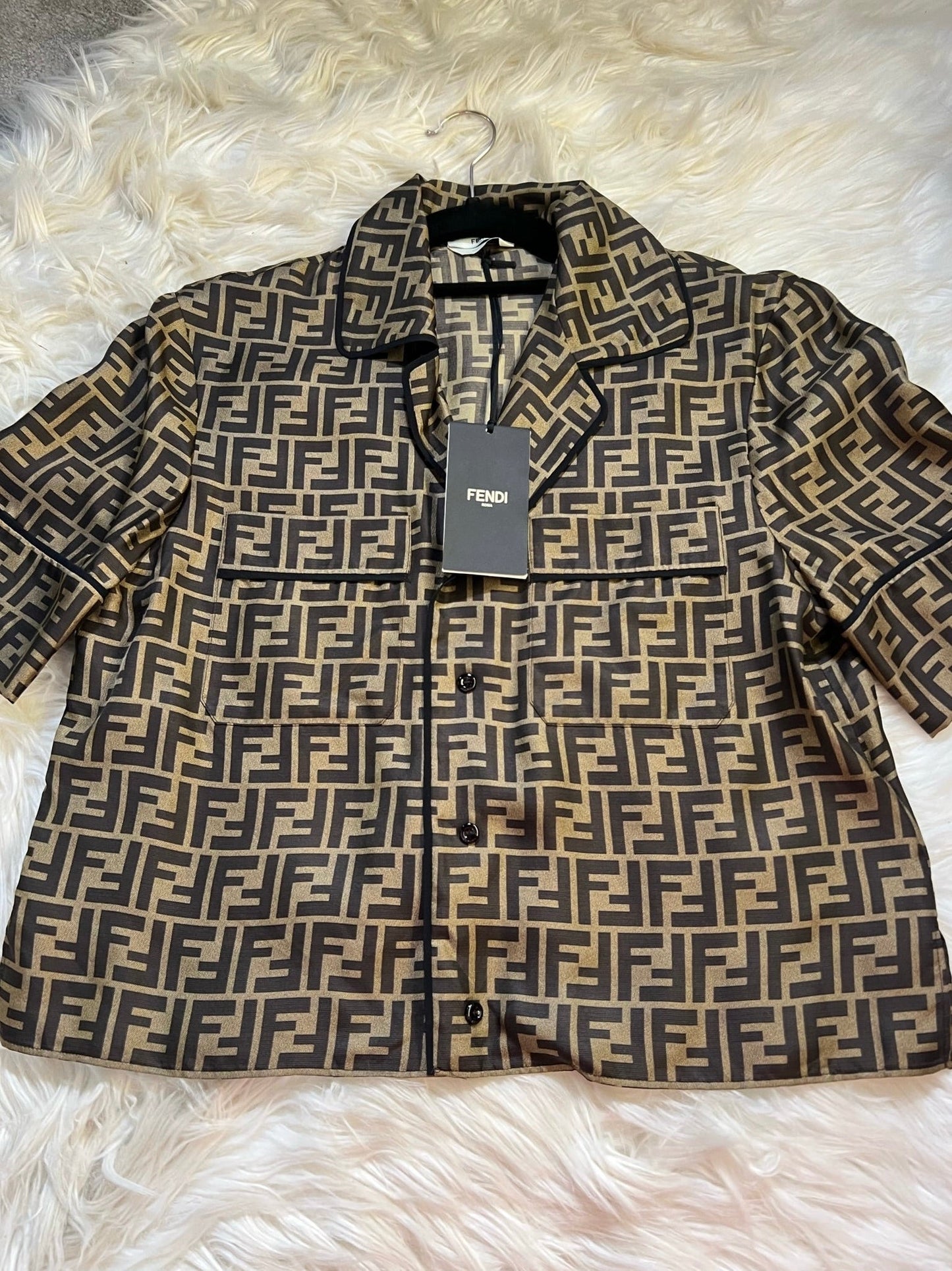 FENDI FF pajama shirt