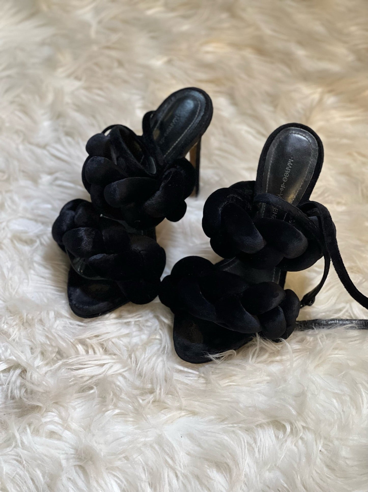 Marco De Vincenzo Plaited Ankle Strap Sandals