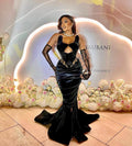 Black Velvet Mermaid Dress