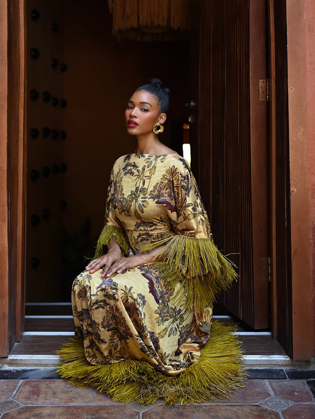 Abeni Dress - Mustard