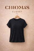 Black Short Sleeve Top