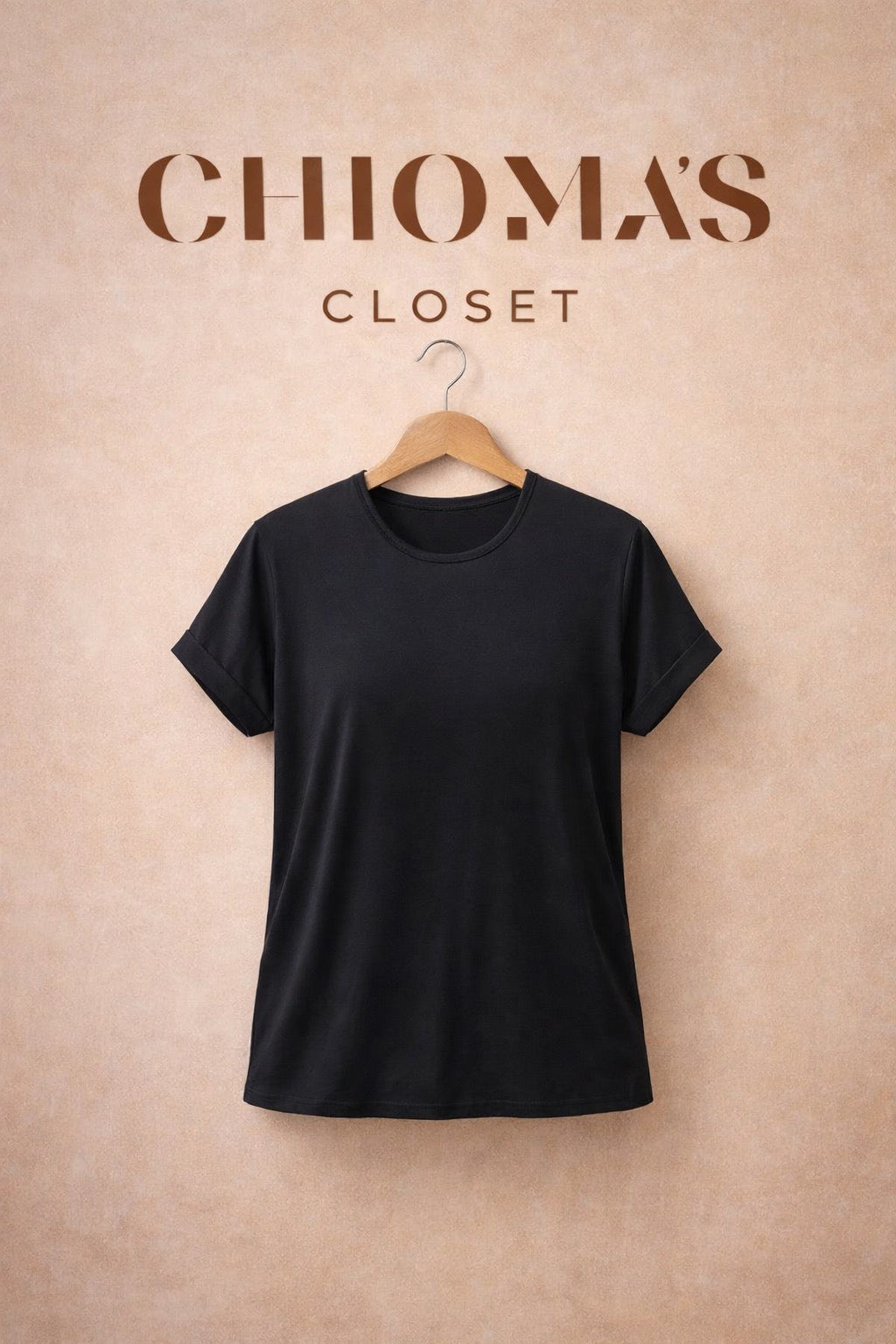 Black Short Sleeve Top