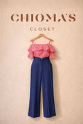 Blue Trousers and Red Checkered Top