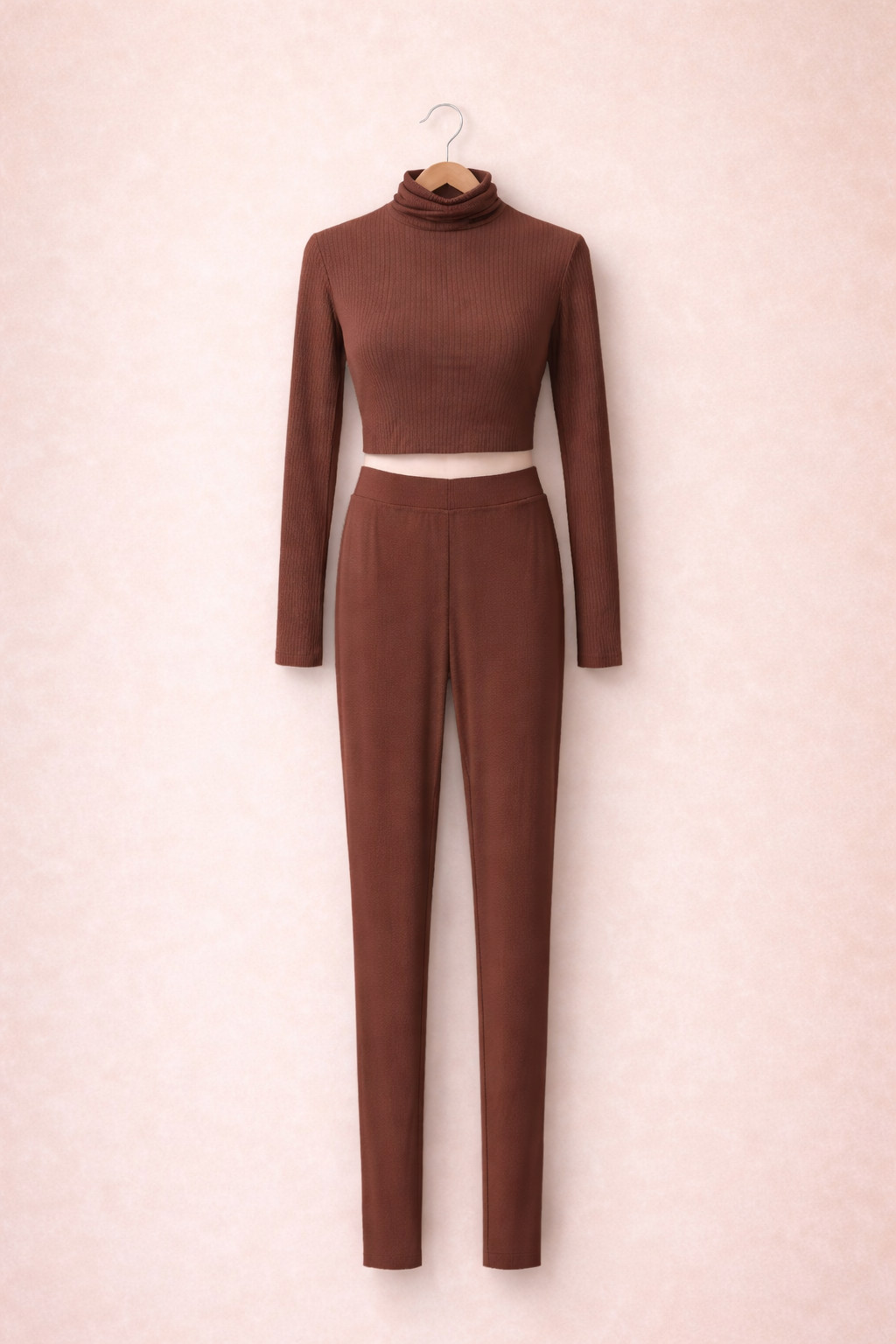 Brown Two piece body suit and leggings