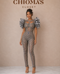 Chioma's Closet Stoned Jumpsuit