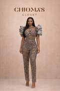 Chioma's Closet Stoned Jumpsuit