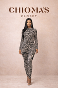 Zebra Zest Jumpsuit