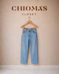 Classic Light Wash Straight Denim