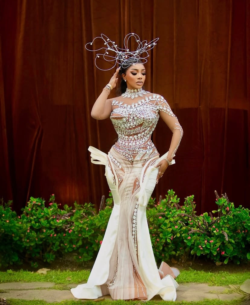 Diamante Ivory dress