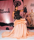 Handwoven Peach Tulle Dress