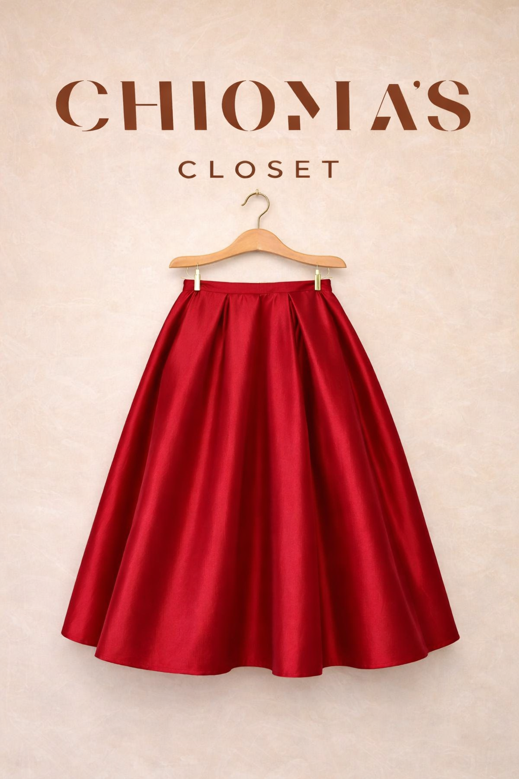 Honey & Honey Satin Skirt