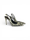 Dolce & Gabbana- Graffiti- Print Slingback pumps
