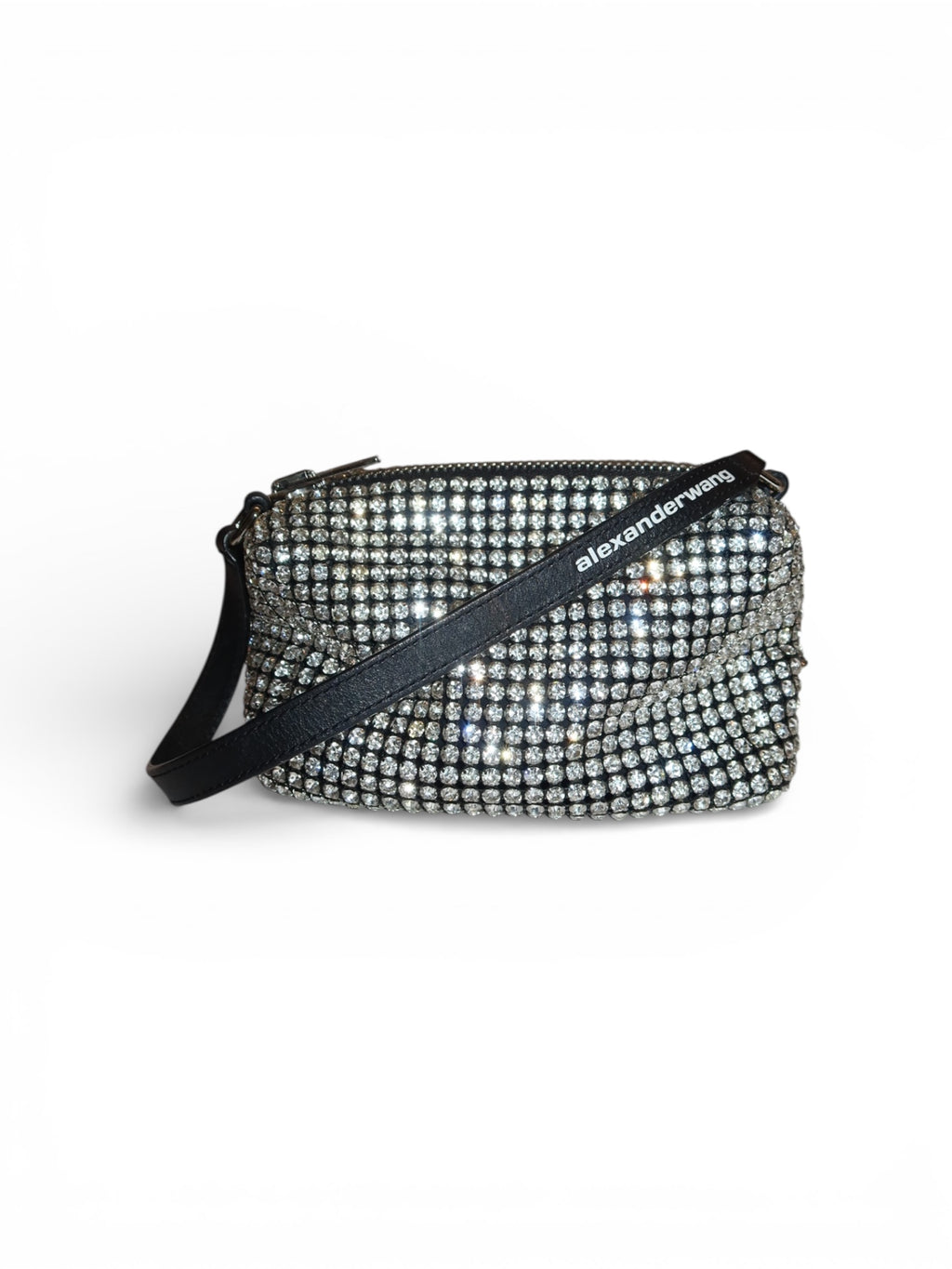Alexander Wang- Heiress Rhinestone Mesh pouch.