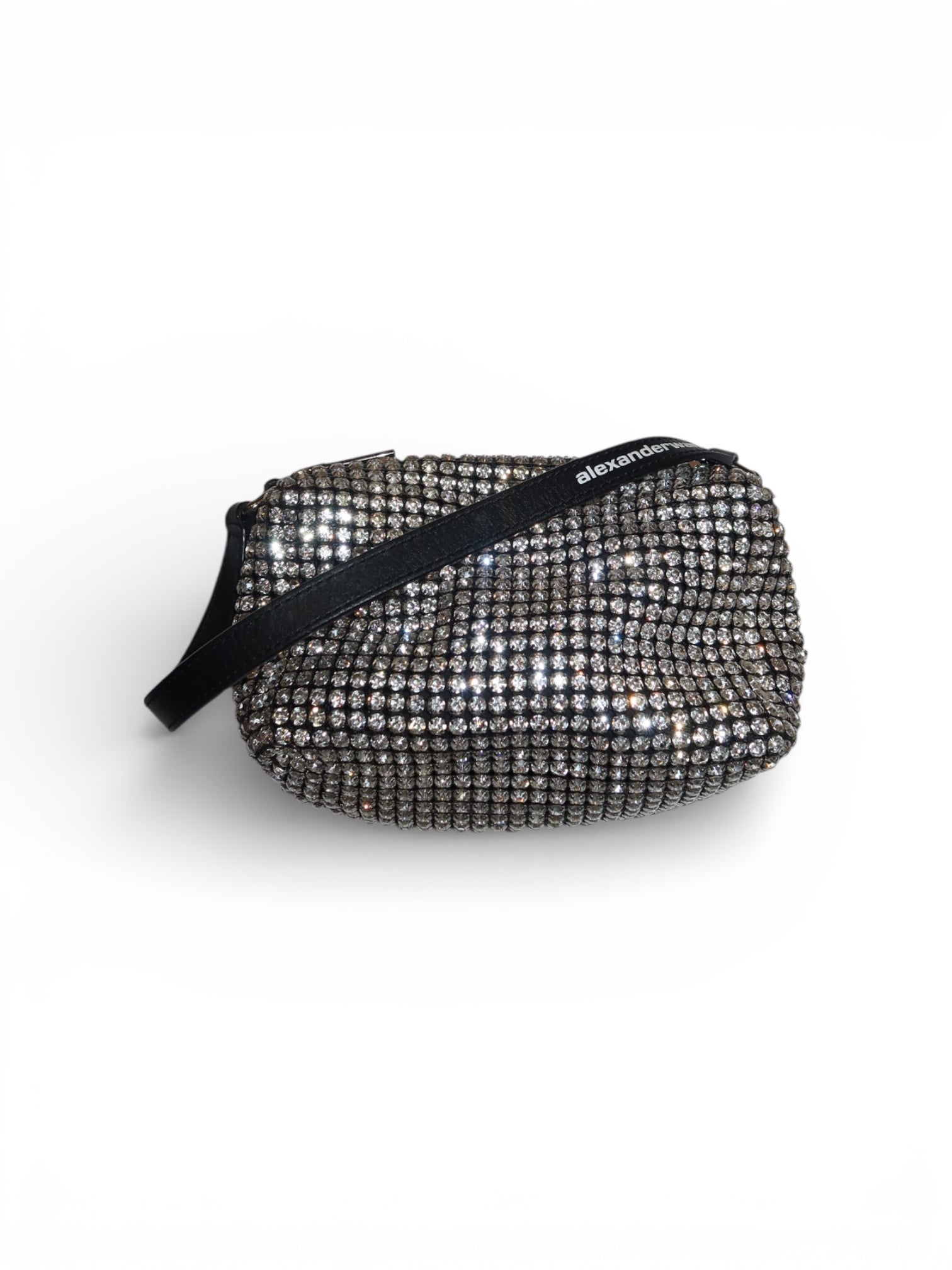 Alexander Wang- Heiress Rhinestone Mesh pouch.