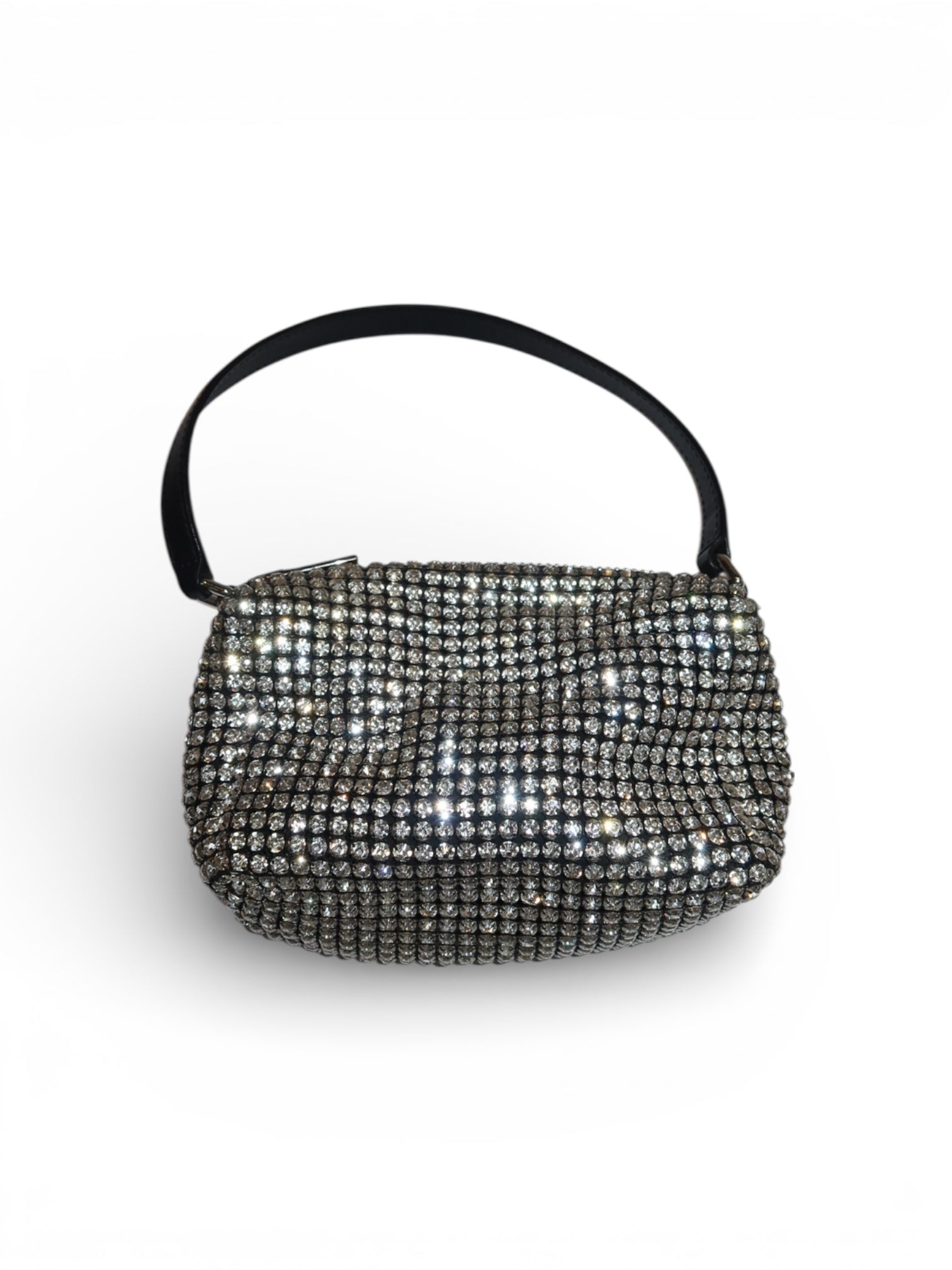 Alexander Wang- Heiress Rhinestone Mesh pouch.