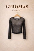 Long Sleeved Fishnet Top