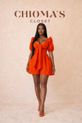 MOT Orange Playsuit