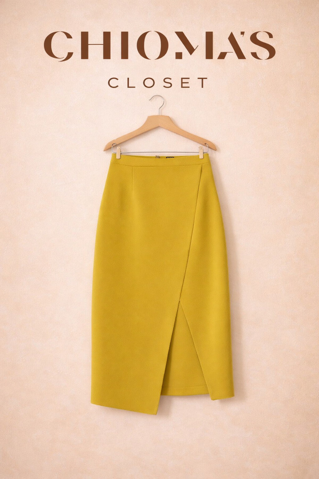 Mustard yellow skirt