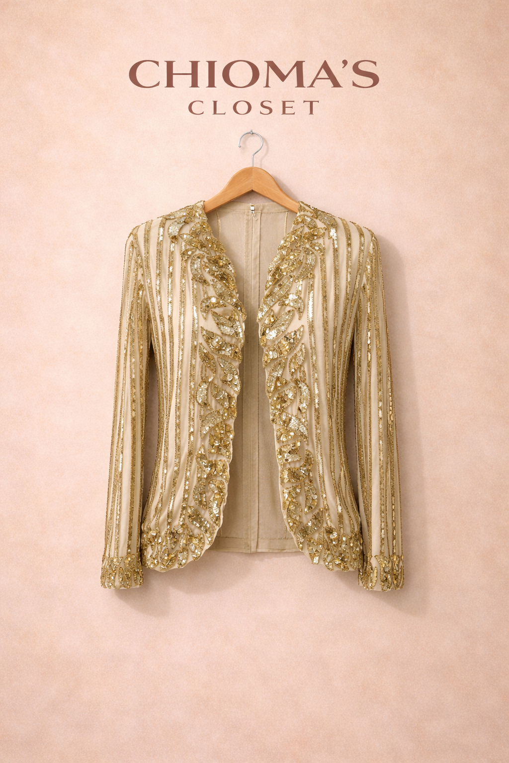 Gold Sequin Jacket