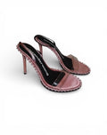 Alexander Wang- Nova Studded Slingback Sandals (Pink Satin)
