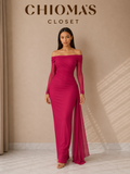 Pink Maxi Mesh Dress