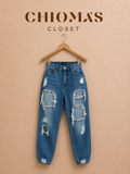 Ripped Mom Jean