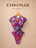 Short Sleeve Cut-Out Monokini