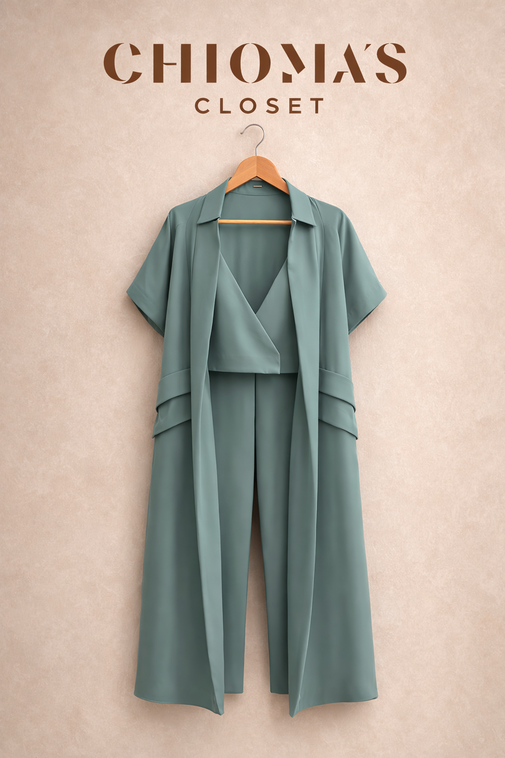 Style Temple Sage Green Kimono