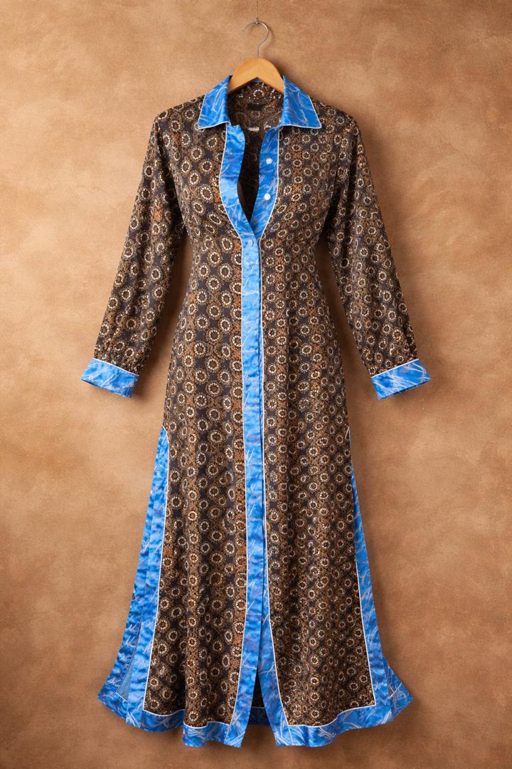Silk Shirt Dress