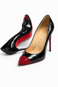 Christian Louboutin Spike-Toe Patent Leather Pumps (UK 5 / EU 38)