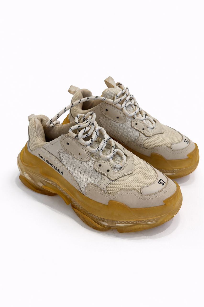 Balenciaga Women’s Triple S Clear Sole Sneaker