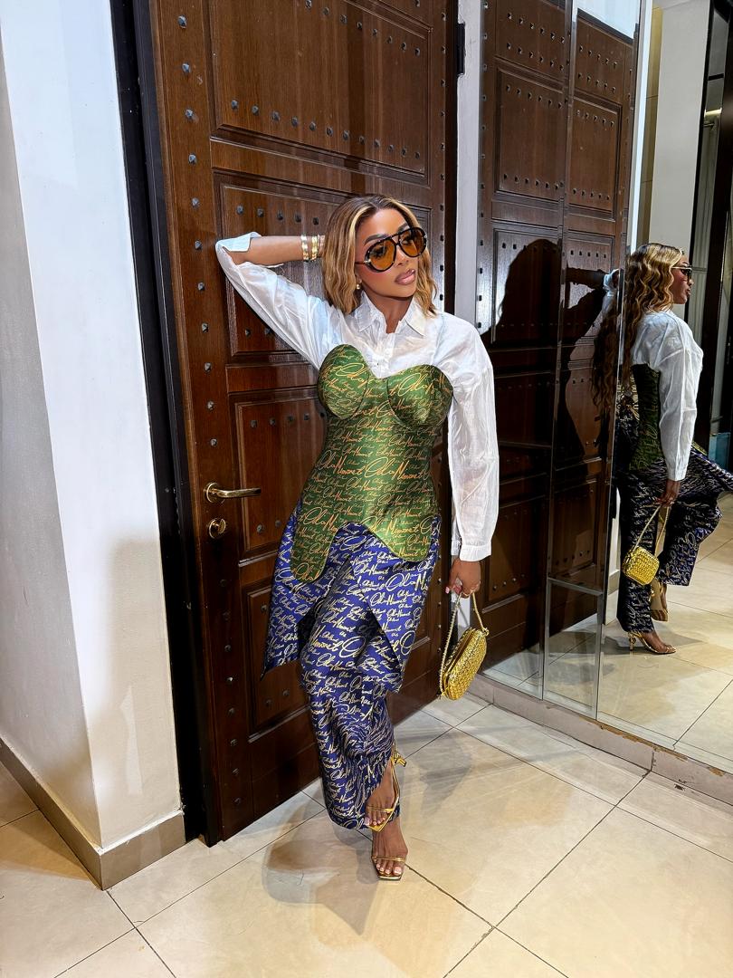 OD Custom Print Wrap Trousers