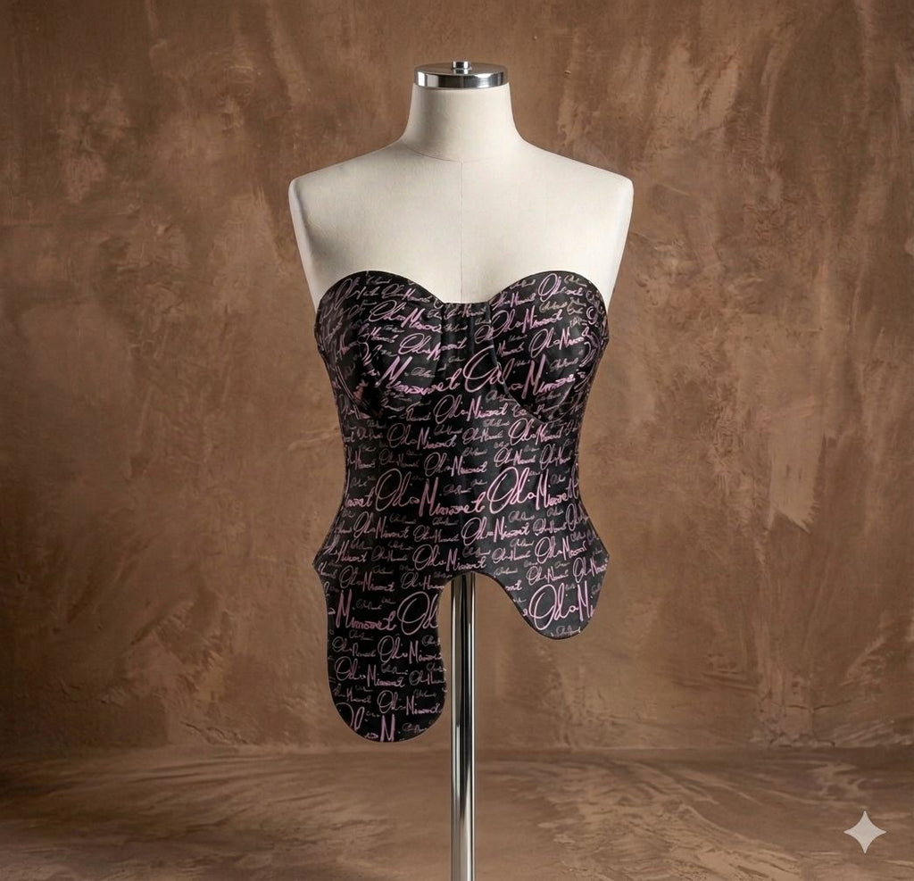 Silk Corset Top