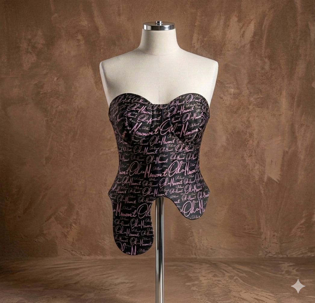Silk Corset Top