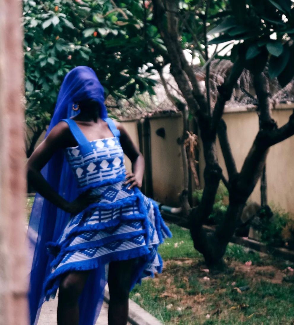 ACHEBE TUNIC DRESS IN BLUE